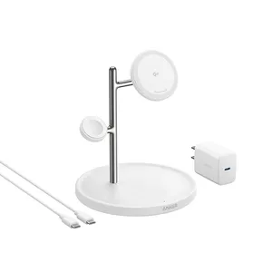 شارژر بی سیم 15 وات انکر مدل A25M3 به همراه کابل USB-C و آداپتور