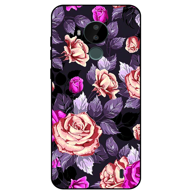 کاور مگافون طرح گل مدل 1652 مناسب برای گوشی موبایل نوکیا C30      