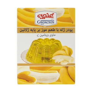 پودر ژله غنچه پرور با طعم موز - 100 گرم