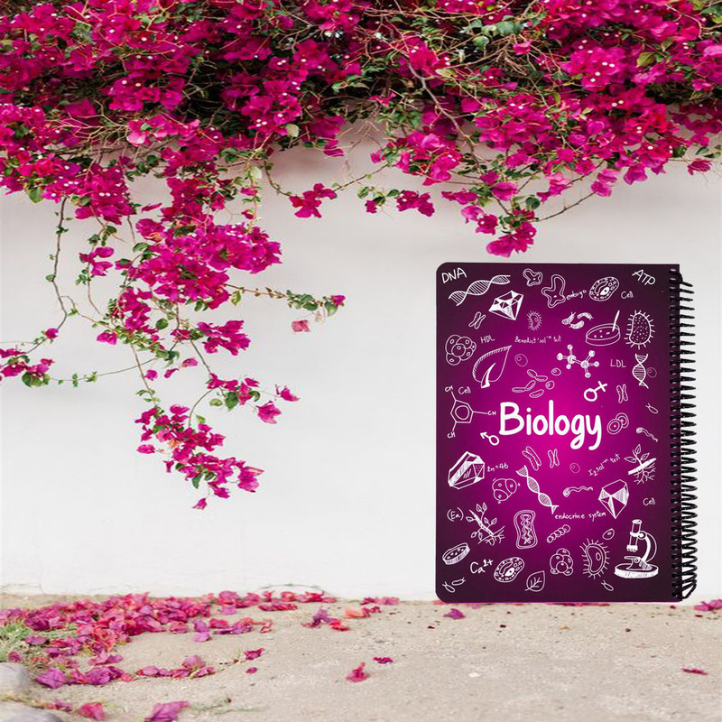دفتر 100 برگ دات نوت طرح زیست شناسی مدل هارد کد B5