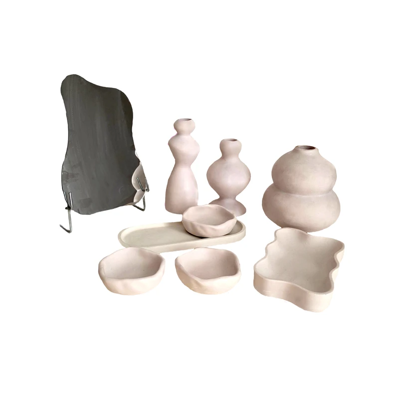 مجموعه ظروف هفت سین 9 پارچه مدل دفرمه