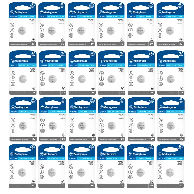 باتری سکه ای وستینگهاوس مدل 2025 بسته 24 عددی