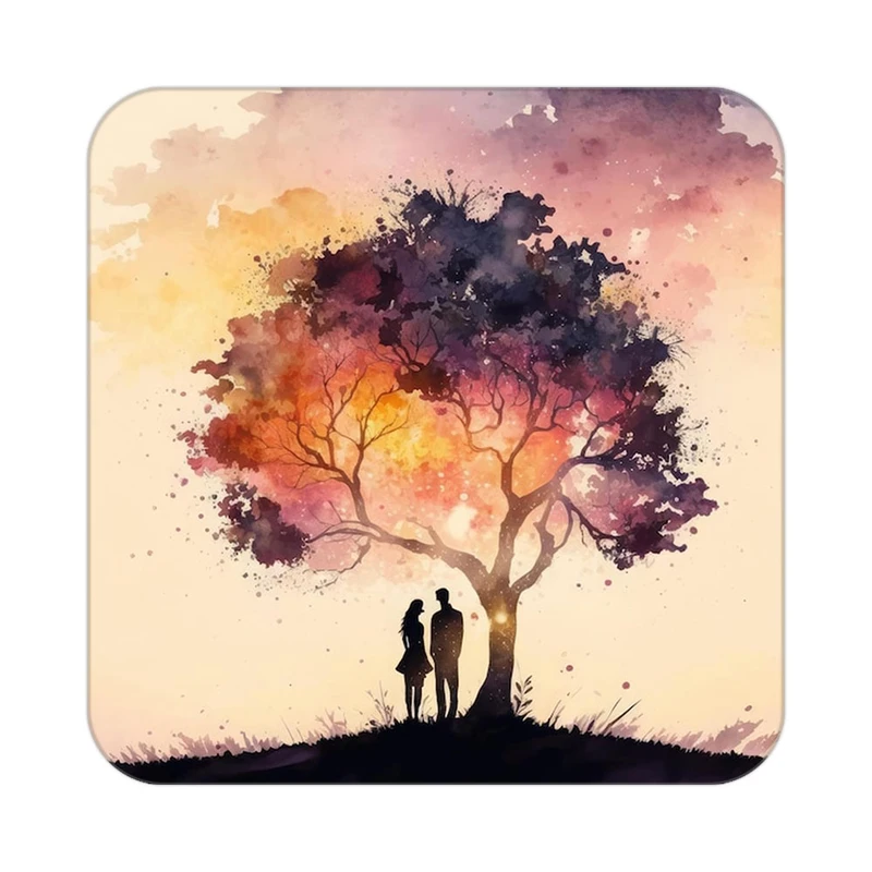 زیر لیوانی کاکتی مدل عاشقانه کد mp11648