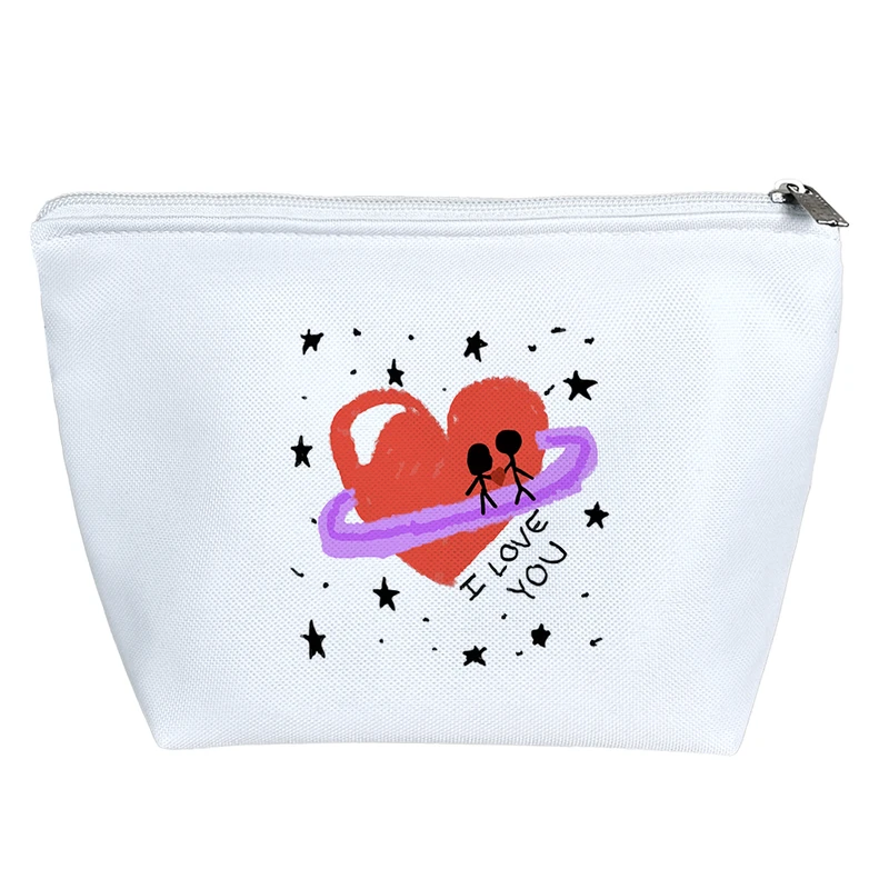 کیف لوازم آرایش دخترانه خندالو مدل Love کد 8378