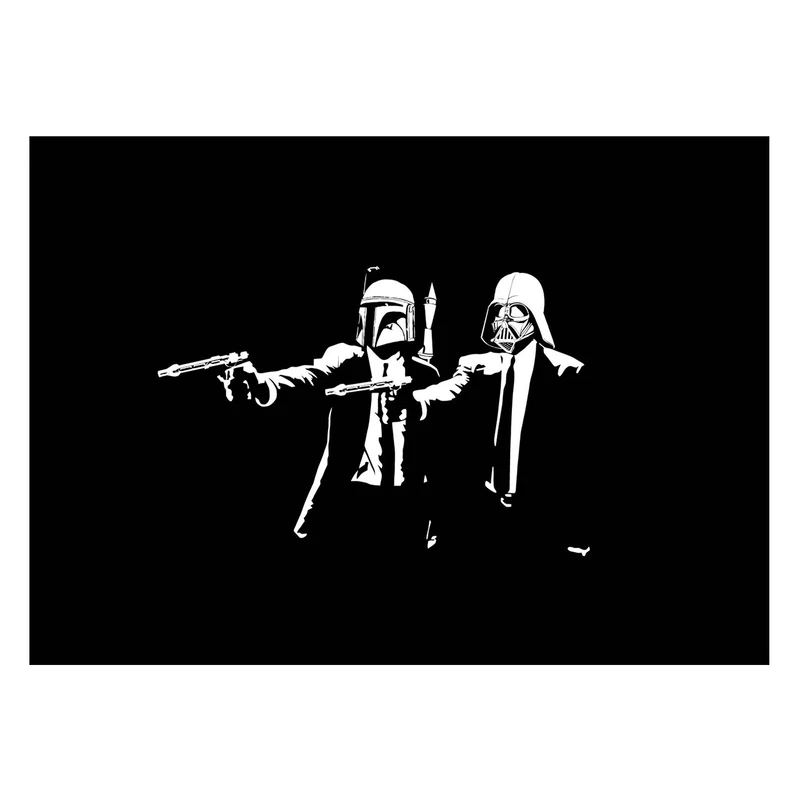 تابلوی ونسونی طرح Fiction Wars سایز 30x40