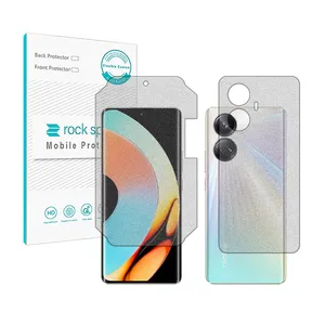 Rockspace HyMTT model Matte screen protector suitable for Realme10 Pro Plus mobile phone along with the back of the phone