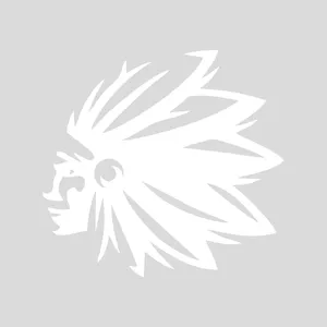 برچسب بدنه خودرو آداک طرح سرخ پوست2 سفید کد Redskins02