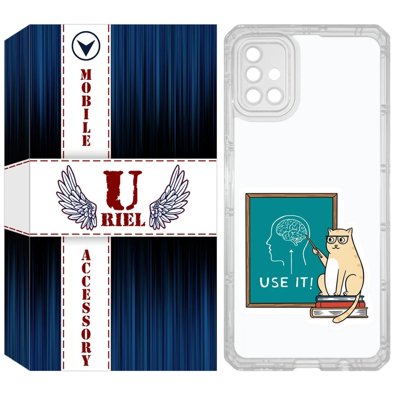 کاور یوریل مدل Clear کد 96 طرح انگیزشی مناسب برای گوشی موبایل سامسونگ Galaxy A51