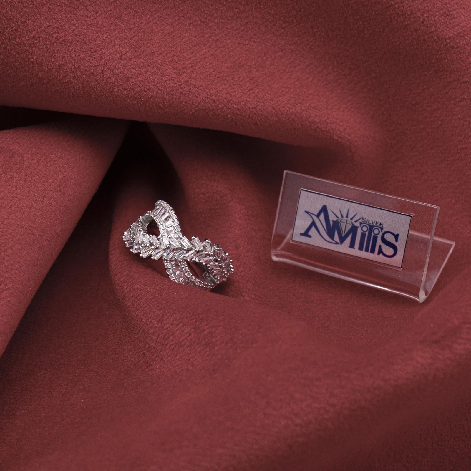 انگشتر نقره زنانه مدل AVN-R585 - - 3