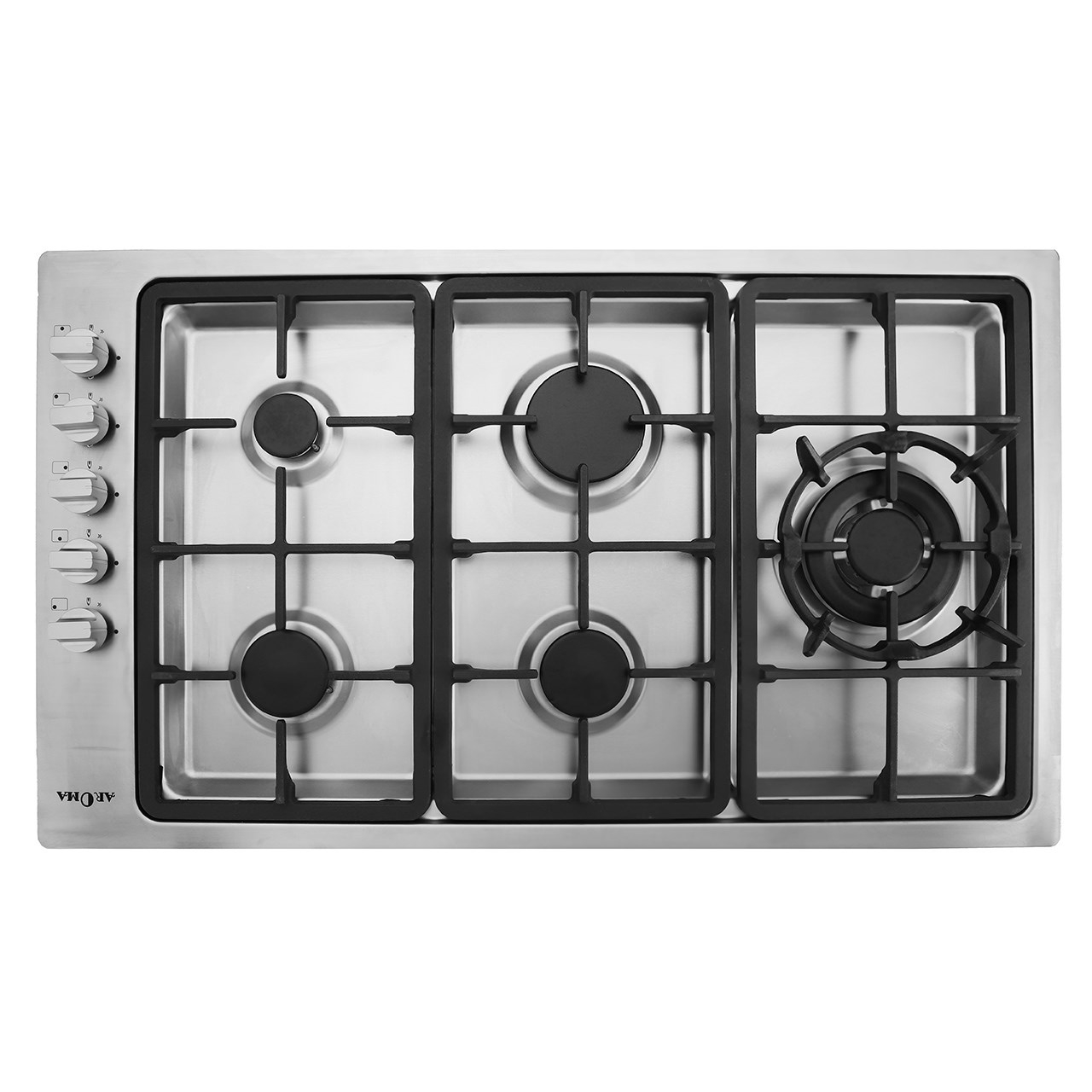 اجاق گاز صفحه ای استیل آروما مدل H537s