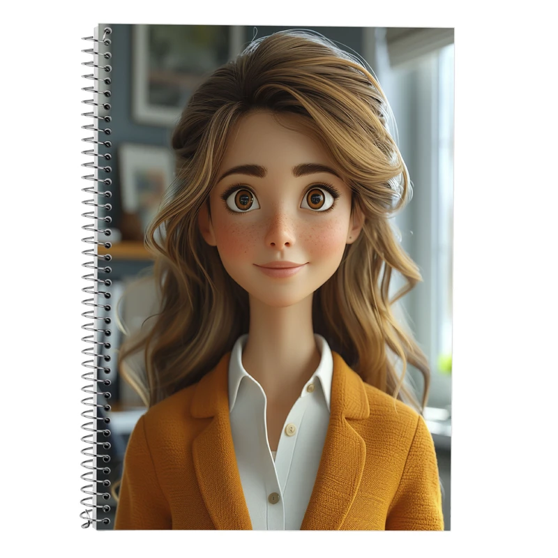 دفتر زبان 50 برگ مدوپد مدل دو خط کد DF14507