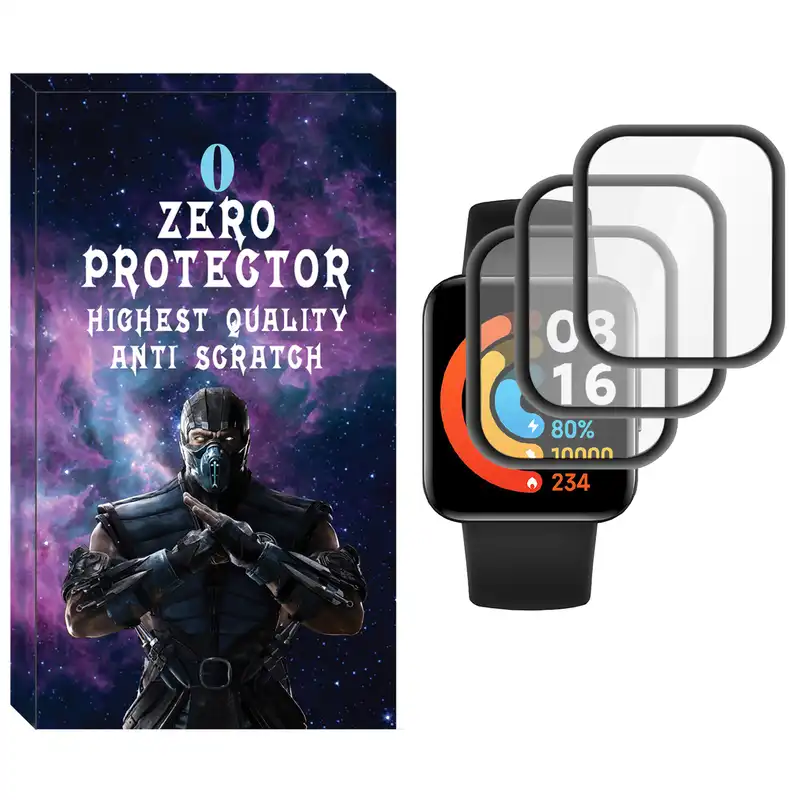 محافظ صفحه نمایش نانو زیرو مدل NZO مناسب برای ساعت هوشمند شیائومی Redmi Watch بسته سه عددی