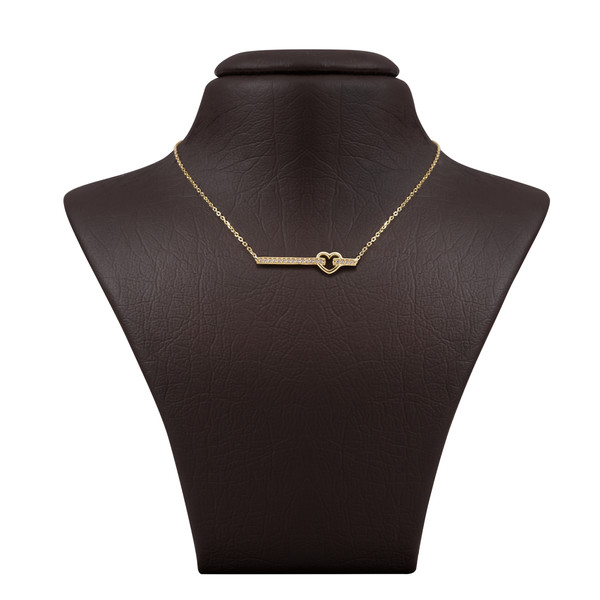 گردنبند طلا 18 عیار زنانه جواهری سون مدل 3189