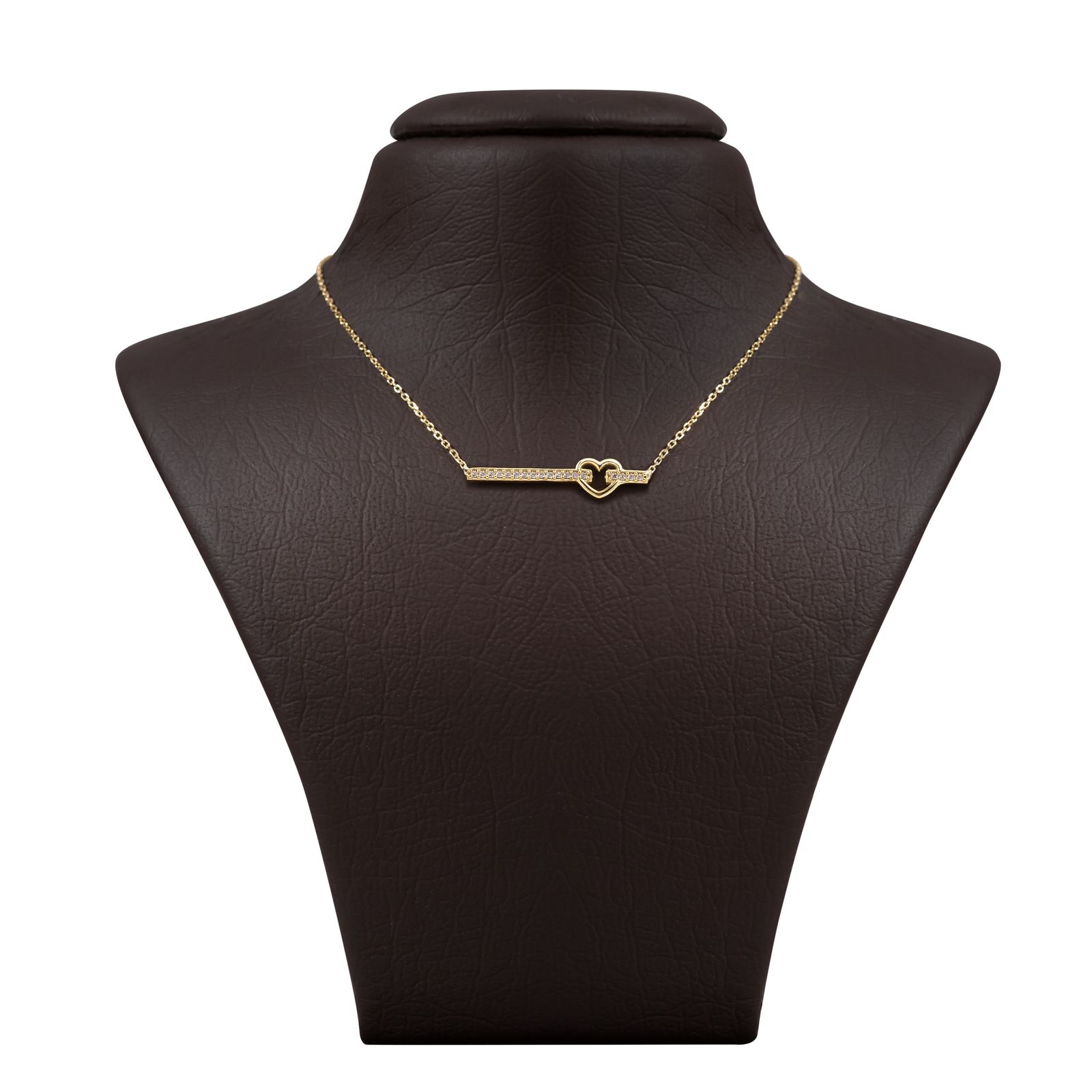 گردنبند طلا 18 عیار زنانه جواهری سون مدل 3189 -  - 1