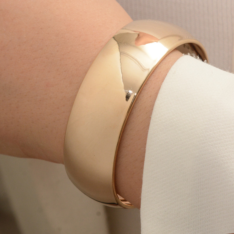 النگو طلا 18 عیار زنانه طلای مستجابی مدل آینه ای کد B3 النگو طلا 18 عیار زنانه طلای مستجابی مدل آینه ای کد B3