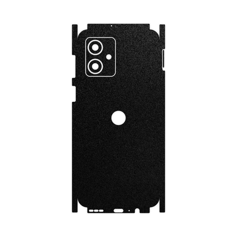 برچسب پوششی ماهوت مدل Black-Suede-FullSkin مناسب برای گوشی موبایل موتورولا Moto G54
