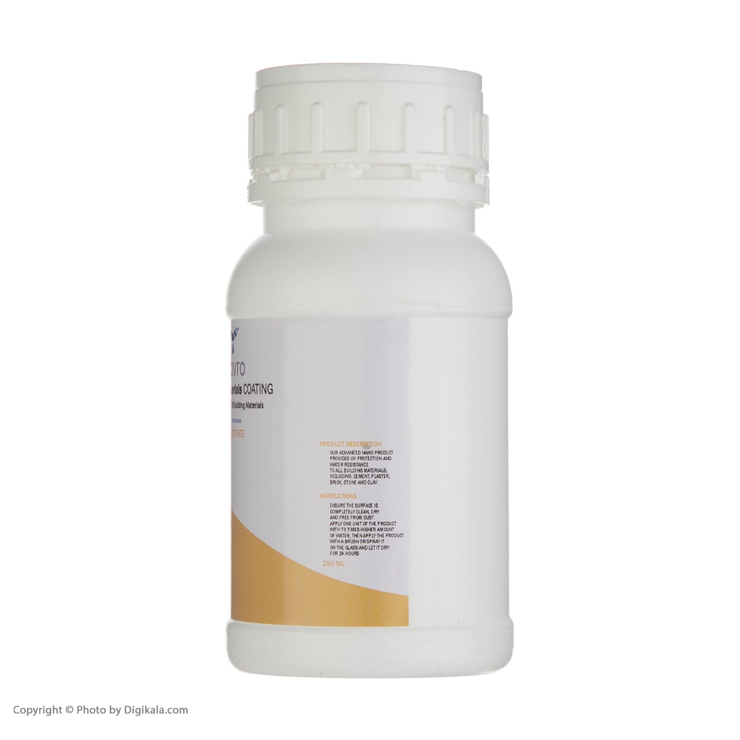 محلول نانو آبگریز و آب بند سطوح ساختمانی ماورو مدل CONCENTRATE حجم 250 میلی لیتر