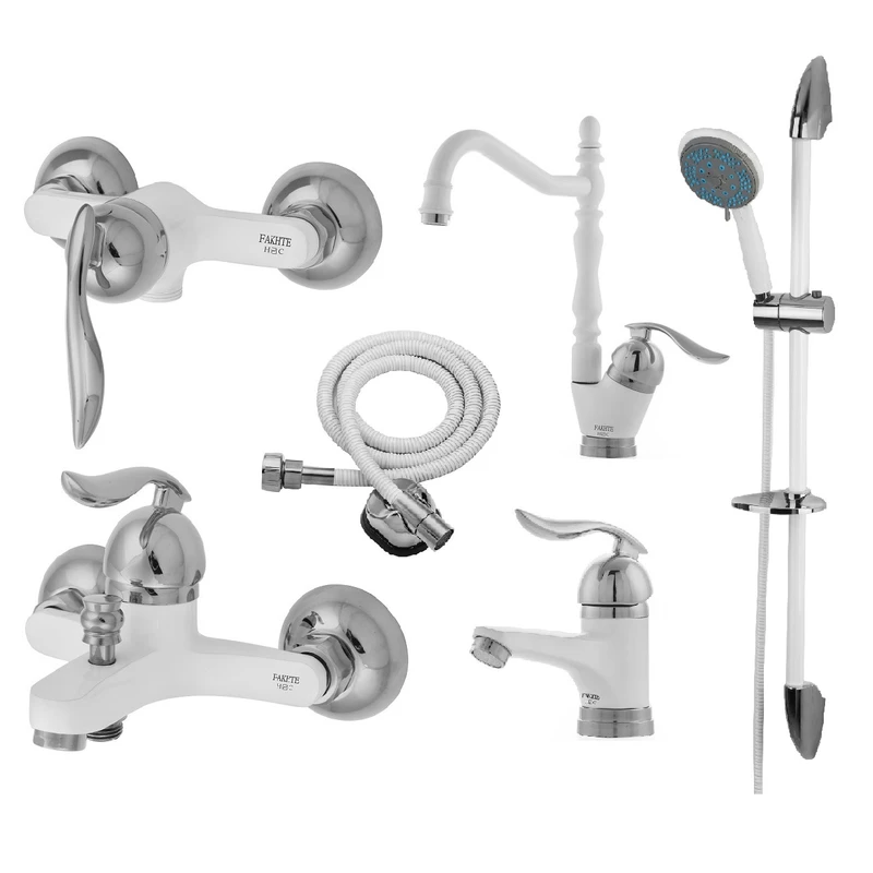 ست شیرآلات فاخته مدل قهرمان سازه کدSK-SAM مجموعه 6 عددی