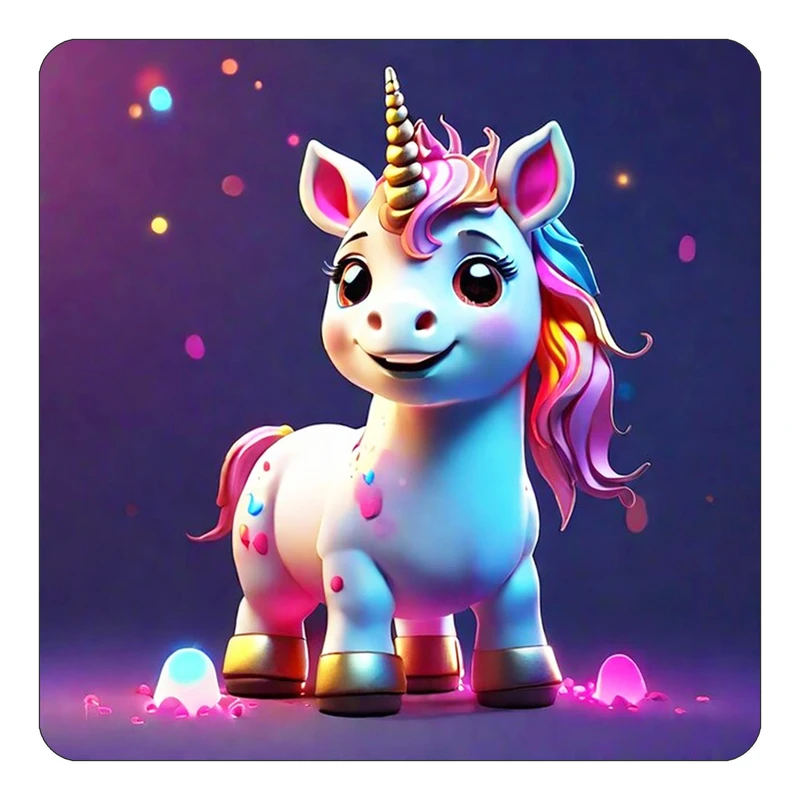 مگنت کاکتی طرح اسب تک شاخ و یونیکورن مدل mp30917