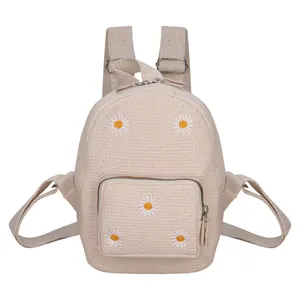 کوله پشتی دخترانه مدل کنفی طرح بابونه مینی