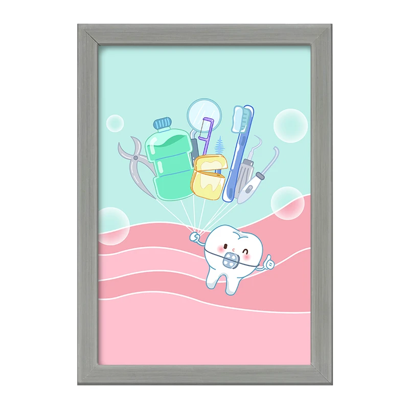 تابلو خندالو طرح دندان و دندان پزشکی کودکانه کد 36717