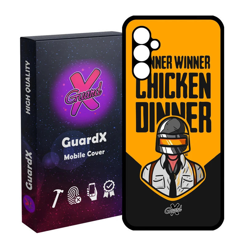 کاور گارد ایکس طرح Pubg مدل Glass10182 مناسب برای گوشی موبایل سامسونگ Galaxy A24/A24 4G/M34 5G