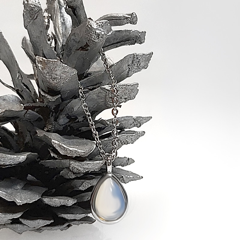 آویز ساعت نقره زنانه اقلیمه مدل WN73 آویز ساعت نقره زنانه اقلیمه مدل WN73