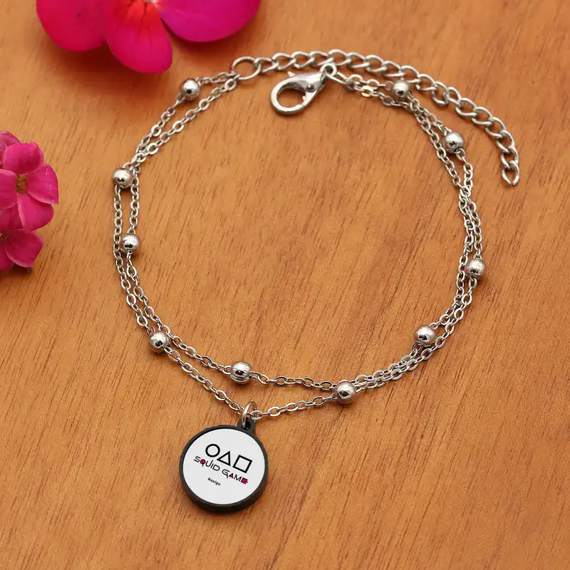 پابند زنانه ناکسیگو مدل شب تاب طرح بازی مرکب کد LB7467