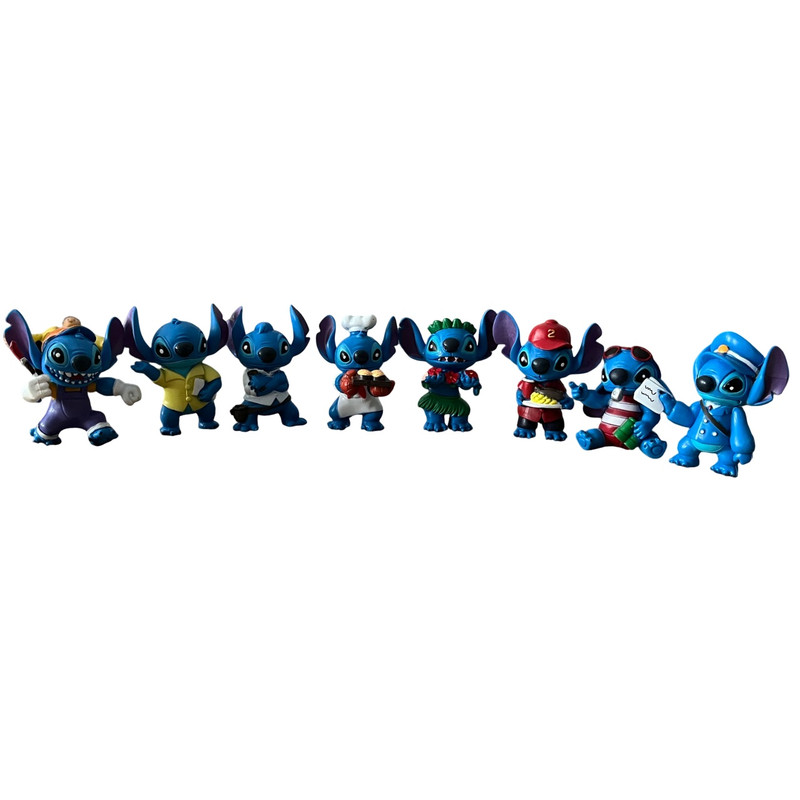 اکشن فیگور مدل Stitch figure مجموعه 9 عددی