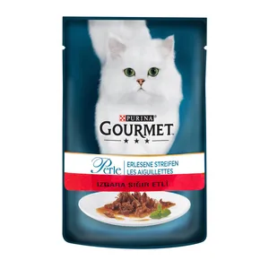 غذای مرطوب گربه بالغ پورینا مدل Perle-Beef وزن 85 گرم