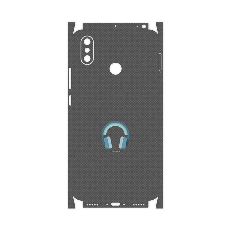 برچسب پوششی ماهوت مدل Minimal Headphone Icon-FullSkin مناسب برای گوشی موبایل شیائومی Mi Max 3