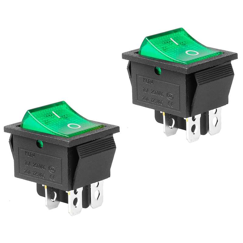 کلید راکر مدل 4 پایه کد KCD4 بسته 2 عددی