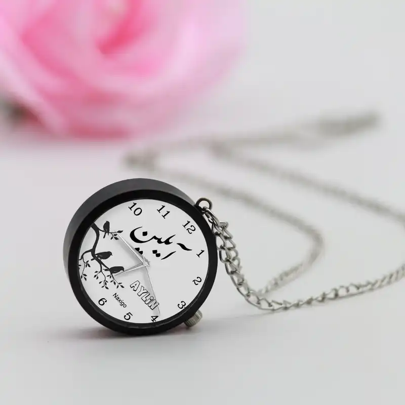 ساعت گردنبندی عقربه ای ناکسیگو مدل آیلین کد NF12029