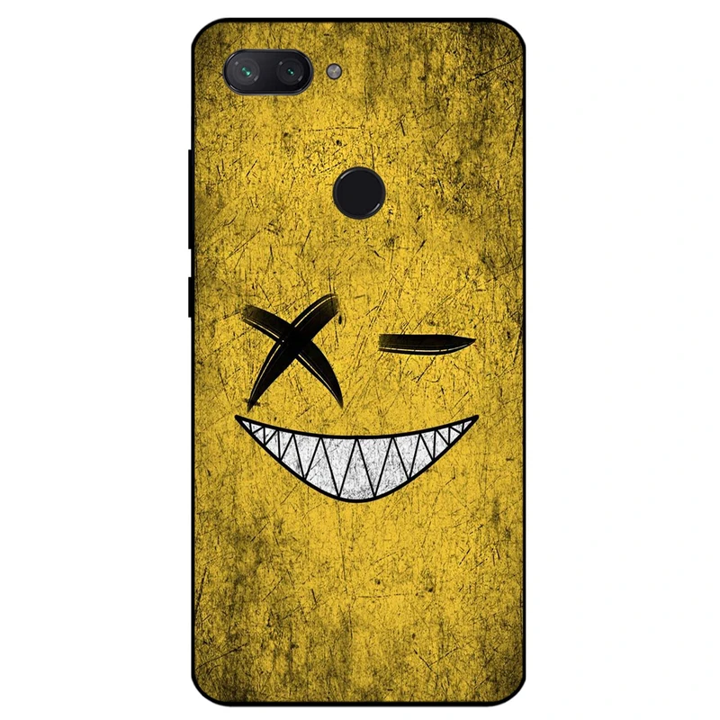 کاور مگافون طرح خنده مدل 8069 مناسب برای گوشی موبایل شیائومی Mi 8 Lite          