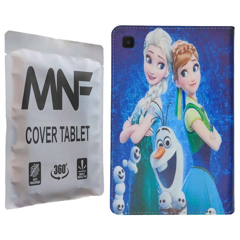 کیف کلاسوری ام ان اف طرح السا و آنا کد M-018 مناسب برای تبلت سامسونگ Galaxy Tab A7 Lite / T225