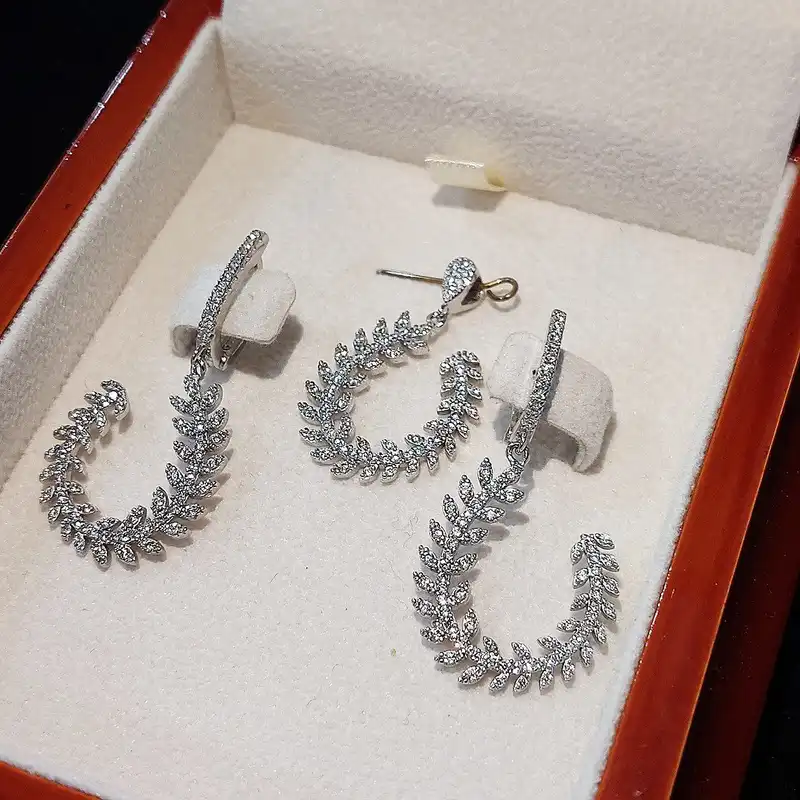 نیم ست نقره زنانه جی تی ای مدل جی نایس