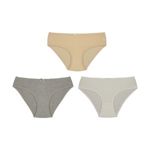 شورت زنانه ژولانیک مدل اسلیپ کد CMA بسته 3 عددی
