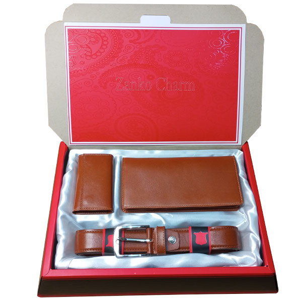ست هدیه چرم زانکو مدل Zs-1133