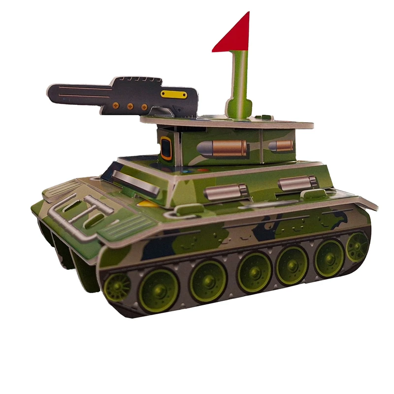 ساختنی 21 تکه مدل تانک