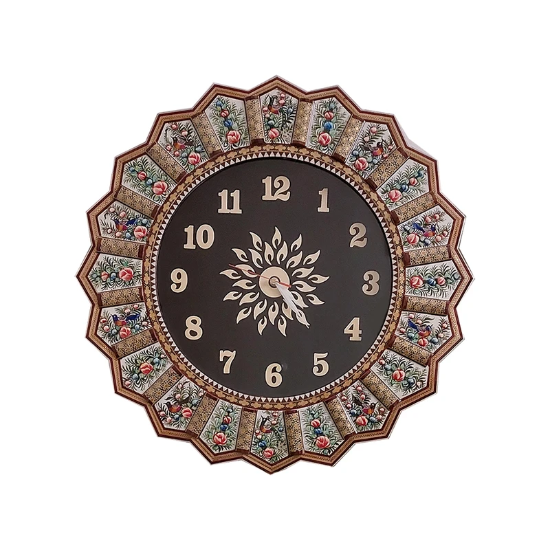 ساعت خاتم مدل گل و مرغ کد 60