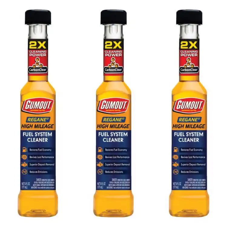 تمیزکننده کامل سیستم سوخت رسانی گاموت مدل High Mileage حجم 177 میلی لیتر بسته 3 عددی
