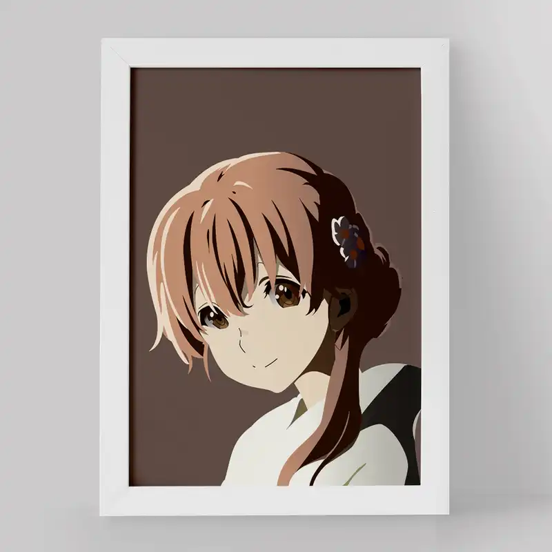 تابلو خندالو مدل شوکو نیشیمیا انیمه سایلنت ویس کد 15837