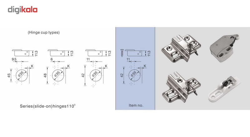 لولا آلفا مدل تماسی روکار بسته 100 عددی