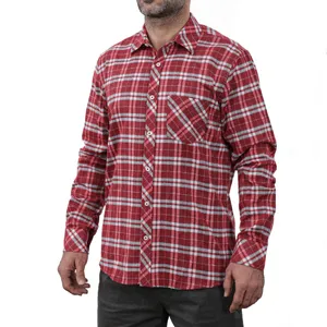 پیراهن آستین بلند مردانه پاتن جامه مدل پشمی 102721010322680 