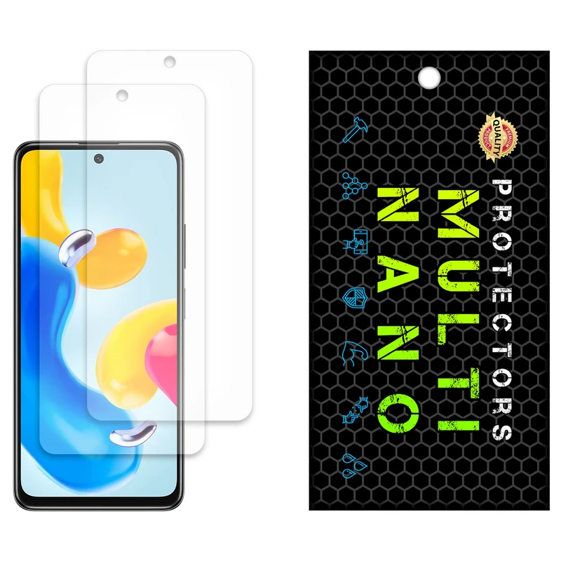 محافظ صفحه نمایش مات مولتی نانو مدل X-S2M مناسب برای گوشی موبایل شیائومی Redmi Note 11 (China) بسته دو عددی