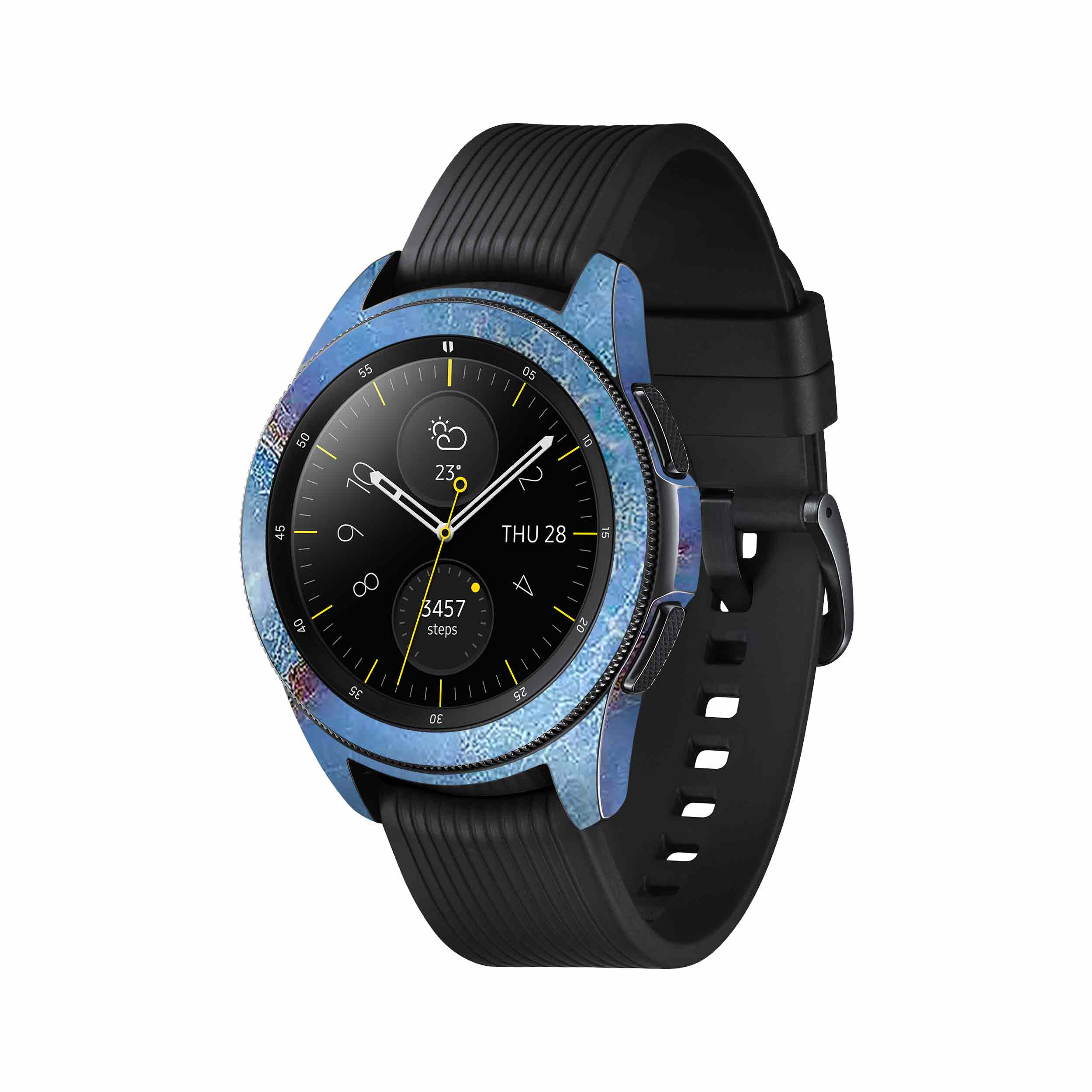 برچسب ماهوت طرح Blue-Ocean-Marble مناسب برای ساعت هوشمند سامسونگ Galaxy Watch 42mm