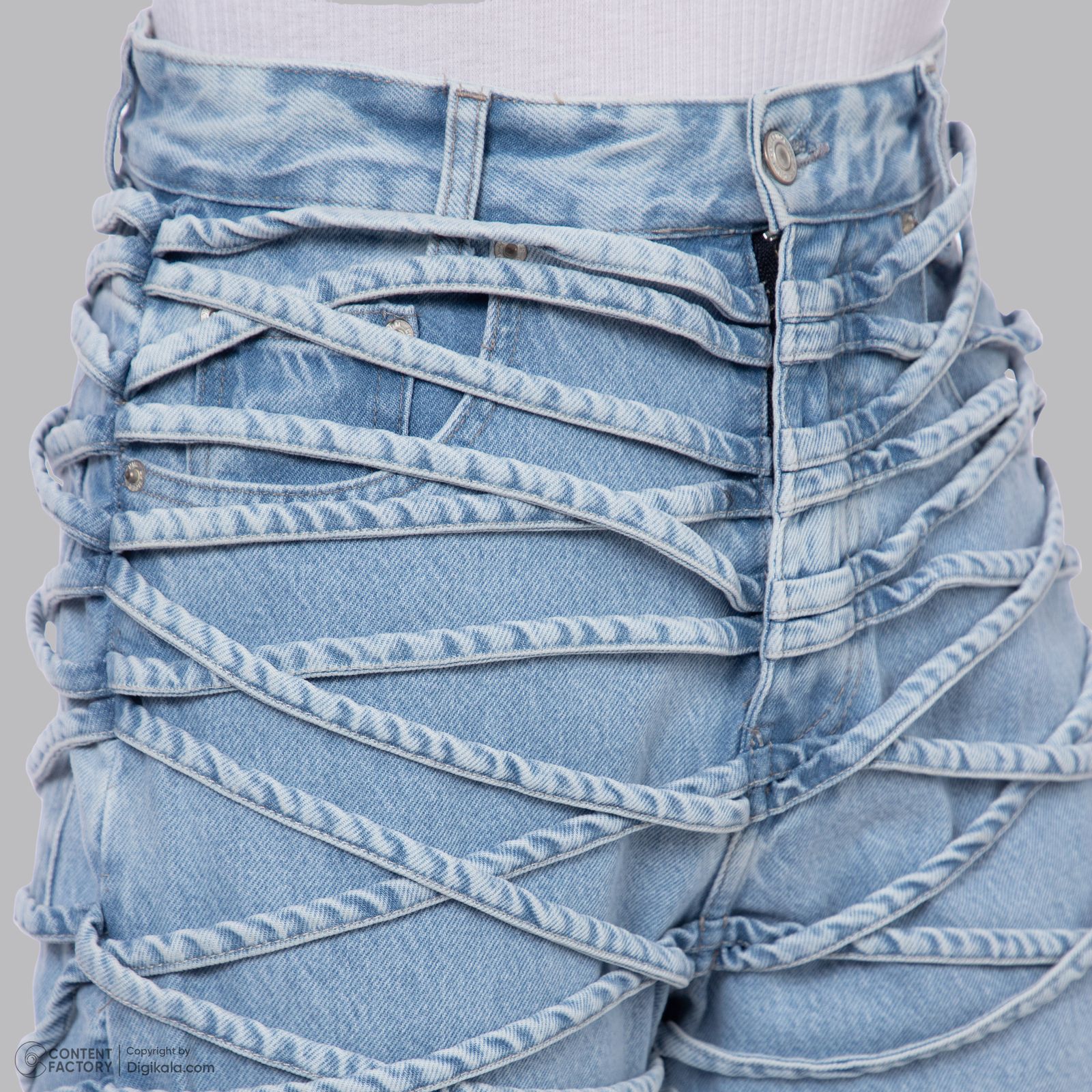 شلوار جین بگ زنانه لوسیفر مدل W22107 -  - 8