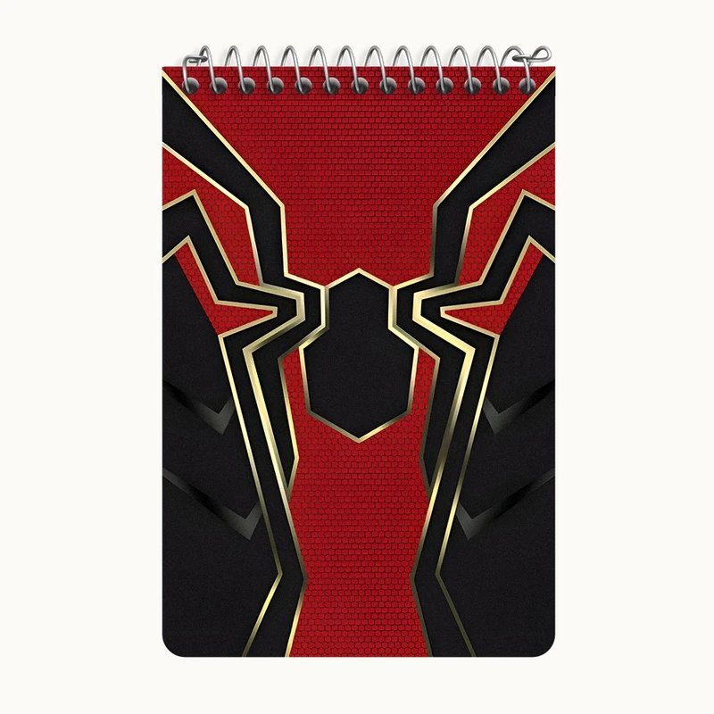 دفتر یادداشت 50 برگ خندالو طرح مرد عنکبوتی کد F9132