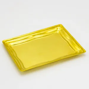 سینی برنجی مدل چهار گوش کد 1805