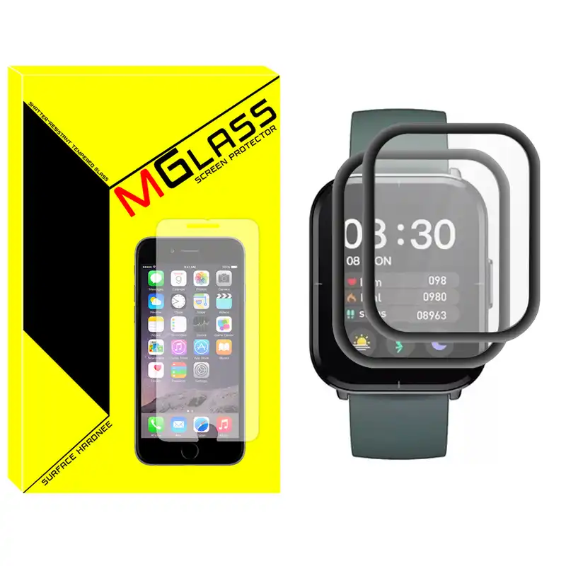 محافظ صفحه نمایش نانو ام گلس مدل NMG مناسب برای ساعت هوشمند میبرو Color بسته دو عددی